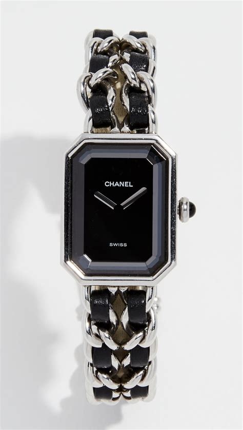 silver chanel watch